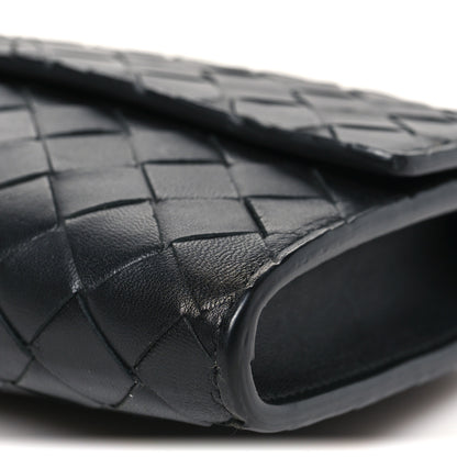 Bottega Veneta Nappa Intrecciato Long Andiamo Top Handle Clutch Black 9 of 9