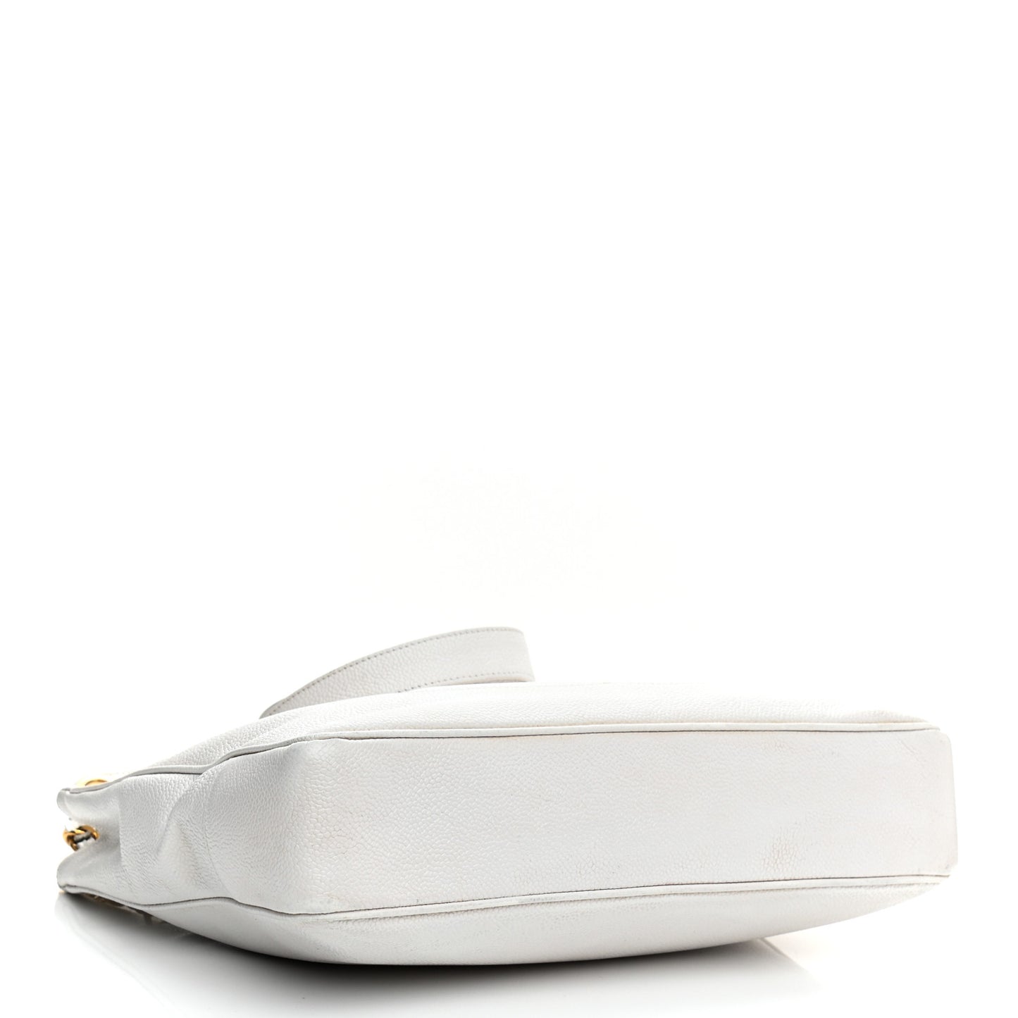 Caviar CC Shoulder Bag White