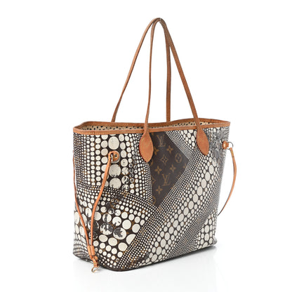 Louis Vuitton Monogram Kusama Waves Neverfull MM White 3 of 15