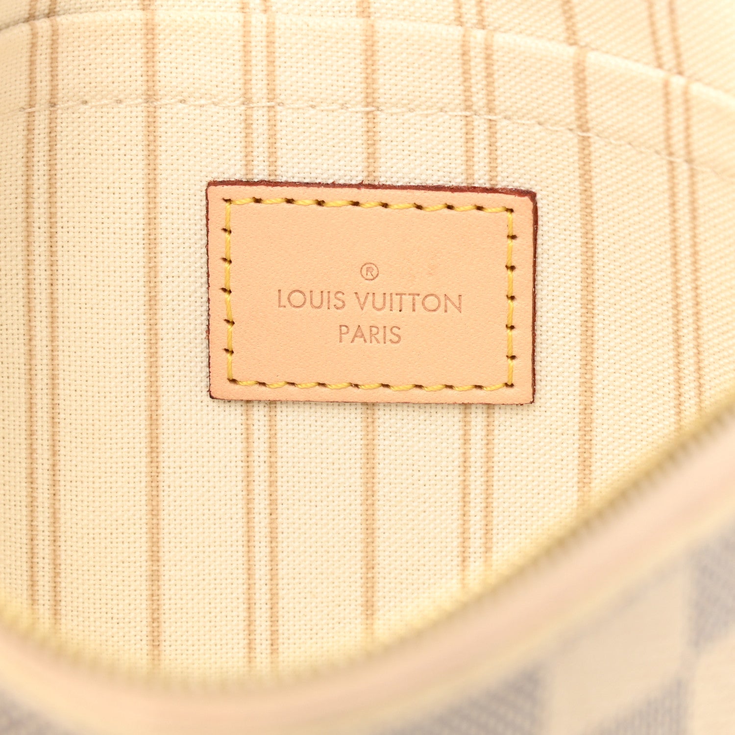 Louis Vuitton Damier Azur Neverfull MM GM Pochette Rose Ballerine 6 of 7