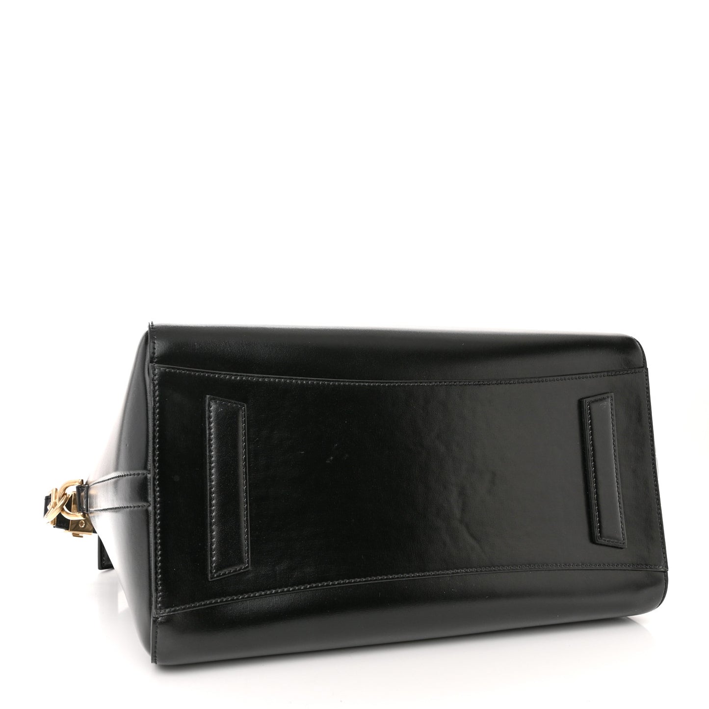 Shiny Lord Calfskin Medium Antigona Black