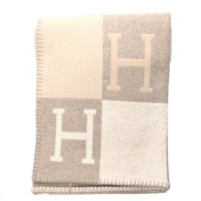 Hermes Wool Cashmere Avalon III Blanket Coco Camomille 2 of 4