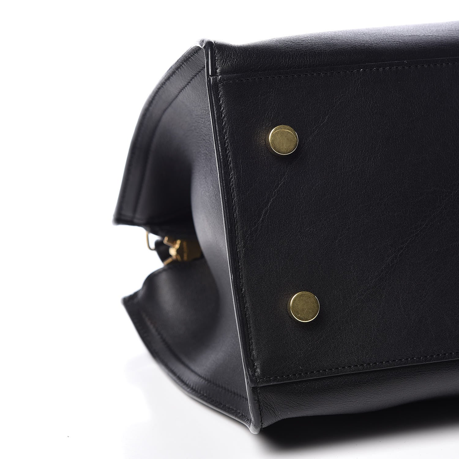 Saint Laurent Smooth Calfskin Small Monogram Cabas Black 8 of 10