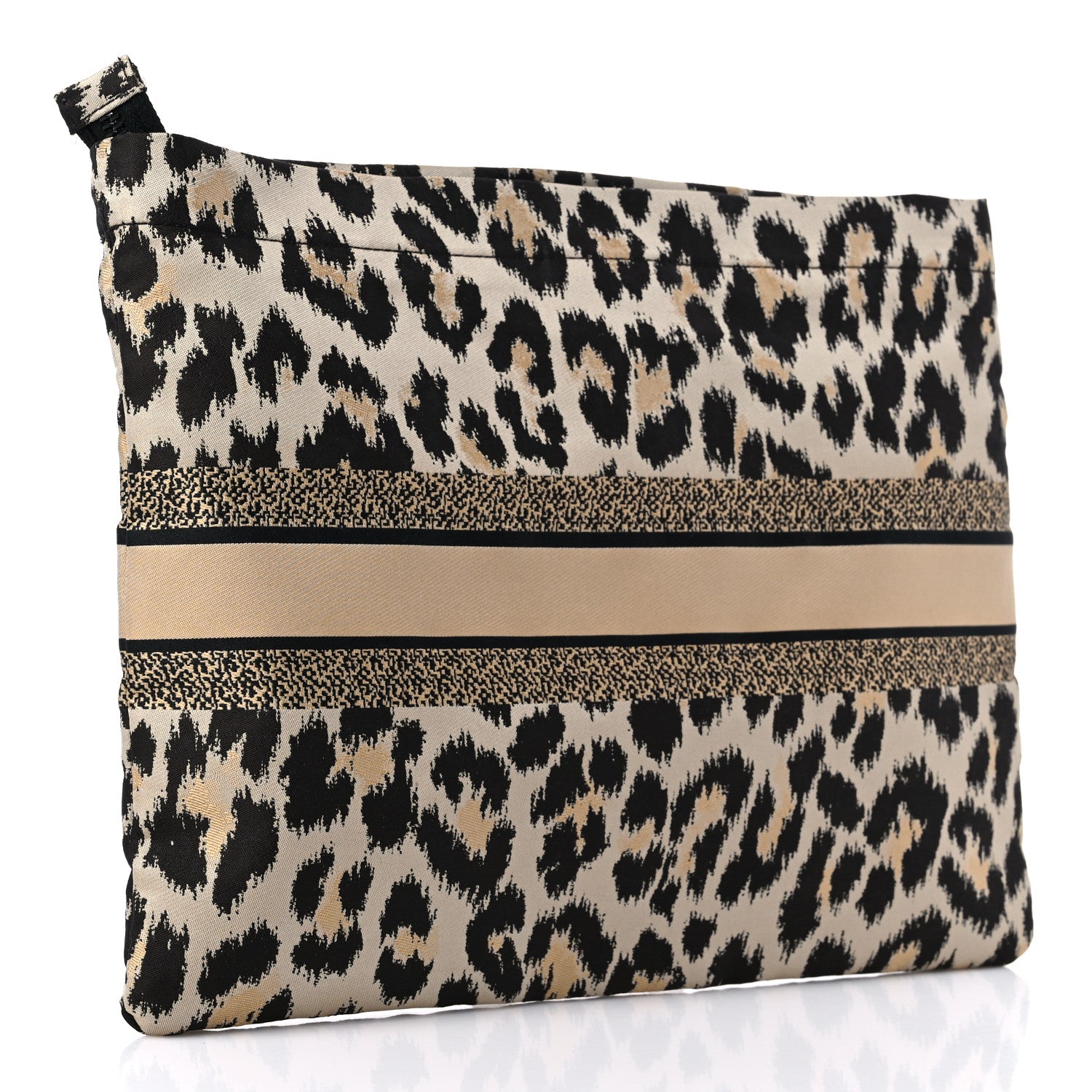 Christian Dior Canvas Embroidered Mizza Diortravel Zipped Pouch 3 of 9