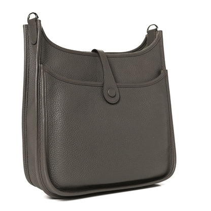 Hermes Taurillon Clemence Evelyne III PM Etain 2 of 10