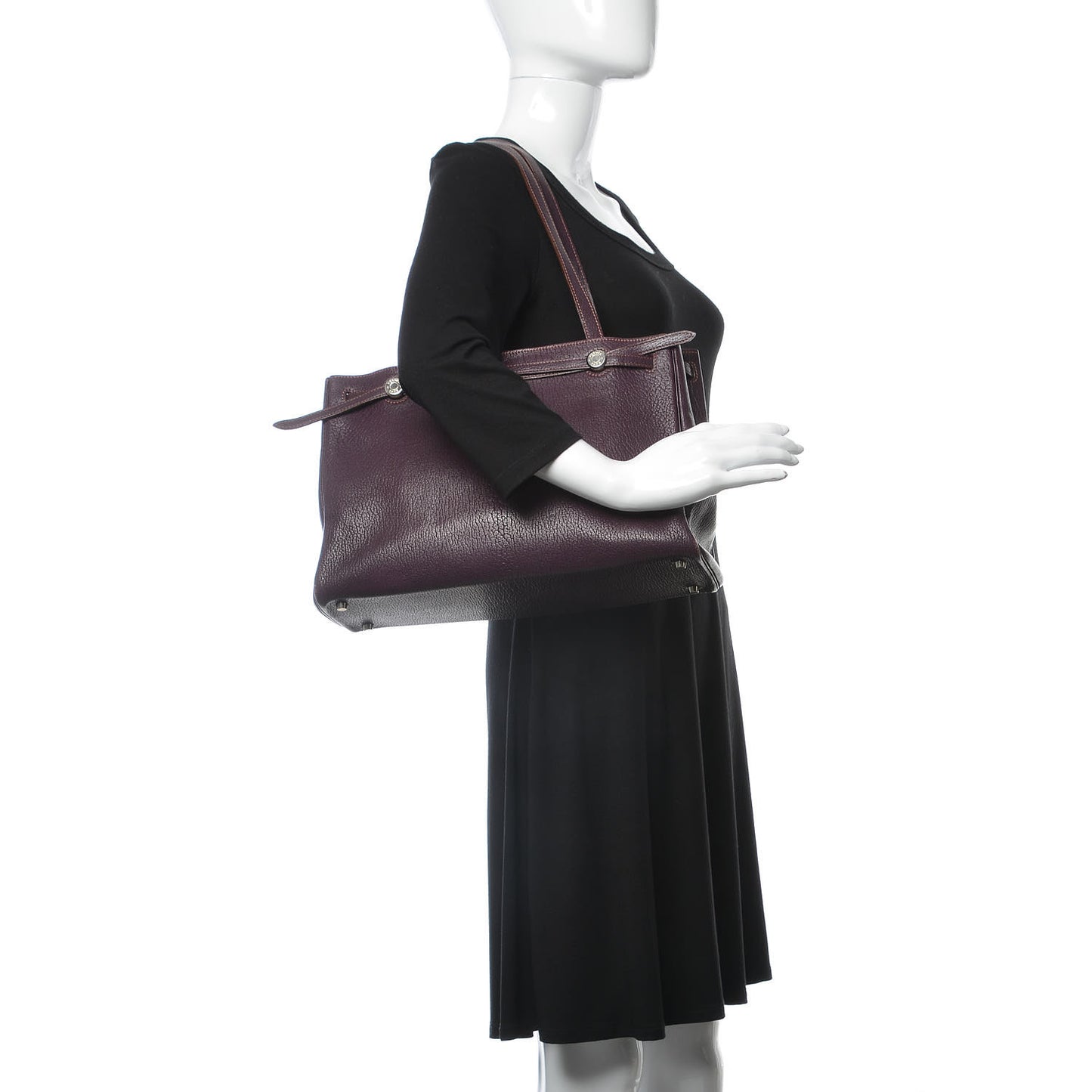 Chevre de Coromandel Cabana Tote Raisin