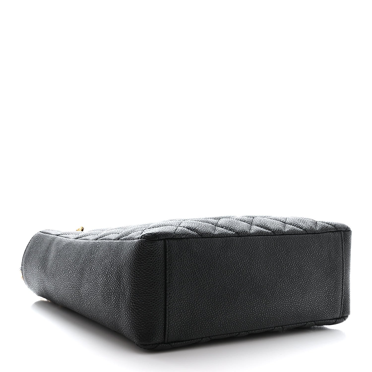 Chanel Caviar Quilted Petit Shopping Tote PST Black 4 of 12