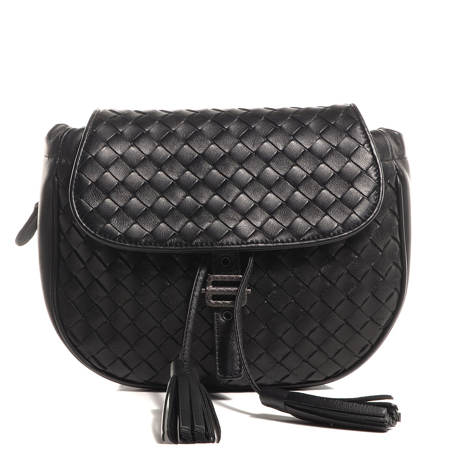 Bottega Veneta Nappa Intrecciato Small Belt Bag Nero Black 1 of 7