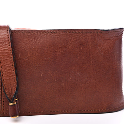 Chloe Calfskin Perforated Medium Marcie Satchel Mahogany 9 of 15