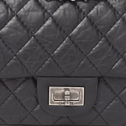 Chanel Aged Calfskin Quilted 2.55 Reissue 225 Flap Black 15 of 16