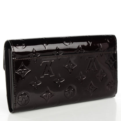 Louis Vuitton Vernis Sarah Wallet NM Amarante 3 of 7