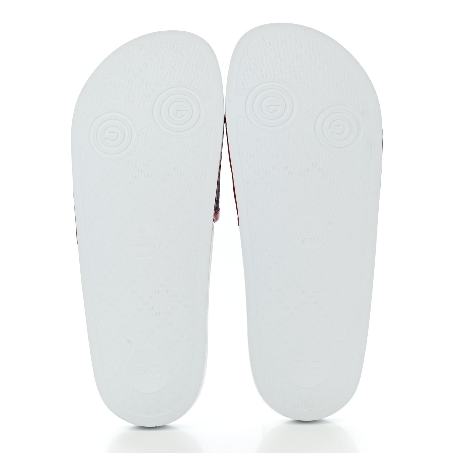 Canvas Sylvie Stripe Logo Mens Pursuit Slide Sandals 7 Mystic White Hibiscus Red Maritime