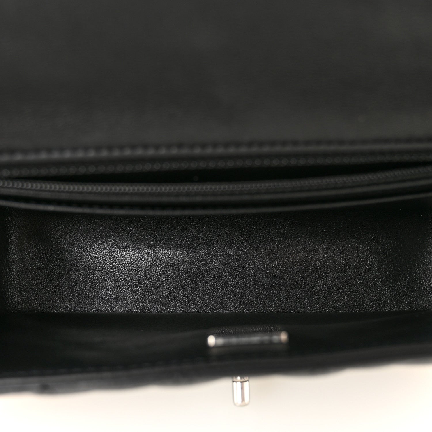 Chanel Lambskin Quilted Mini Rectangular Flap Black 4 of 10
