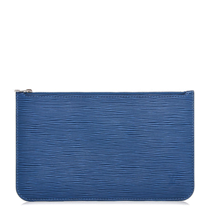 Louis Vuitton Epi Neverfull Pochette MM GM Cyan 1 of 7