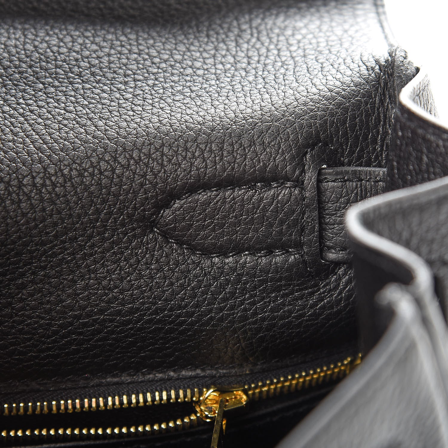 Hermes Togo Kelly Retourne 28 Black 14 of 40