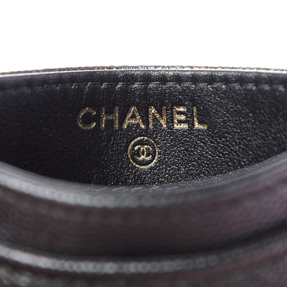Chanel Iridescent Caviar Quilted Card Holder Black 6 of 9