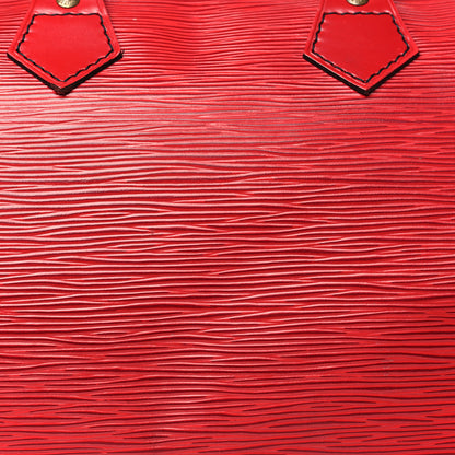 Louis Vuitton Epi Speedy 25 Castillan Red 7 of 14