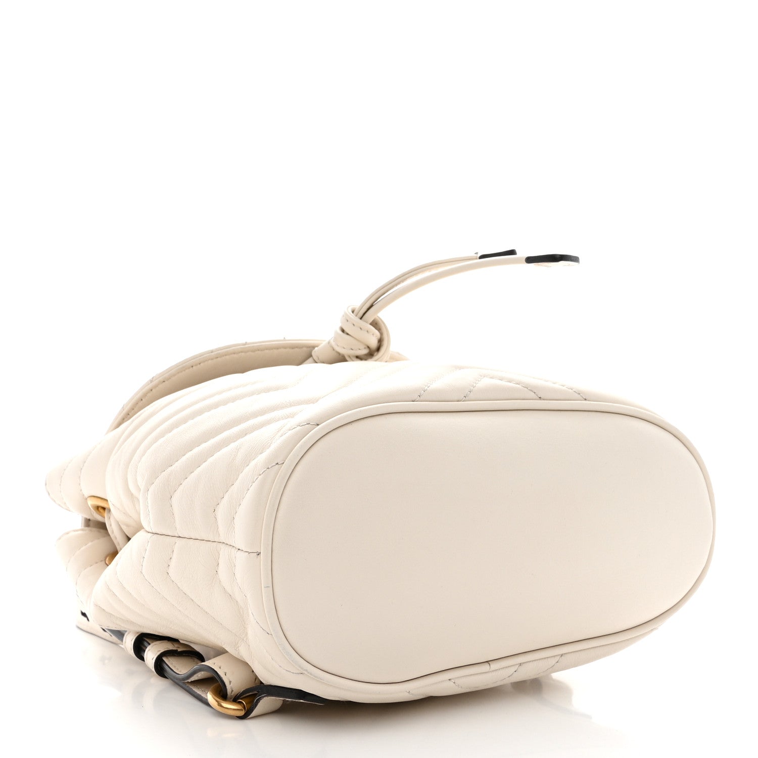 Gucci Calfskin Matelasse GG Marmont Flap Backpack White 4 of 10
