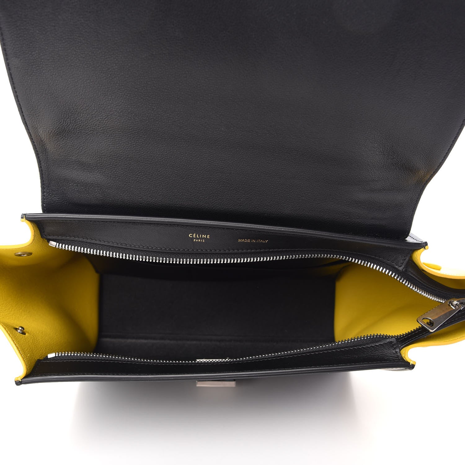 Celine Satin Calfskin Small Tri-Color Trapeze Sun 5 of 9