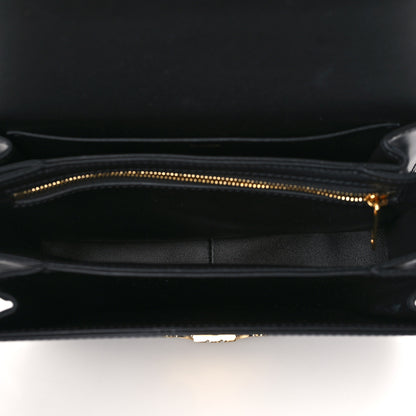 Celine Shiny Calfskin Medium Triomphe Black 5 of 10