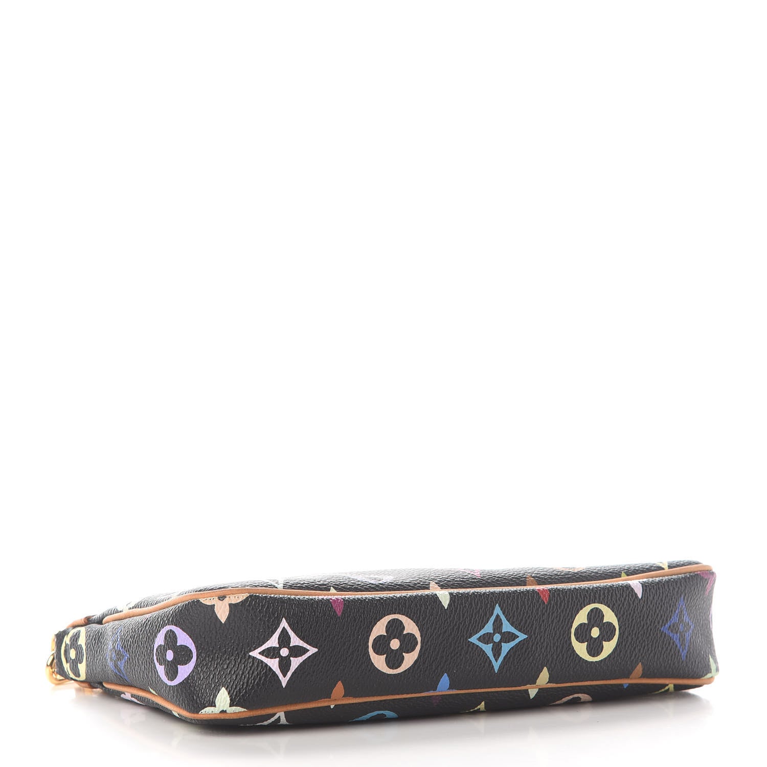 Louis Vuitton Monogram Multicolor Pochette Accessories Black 4 of 8