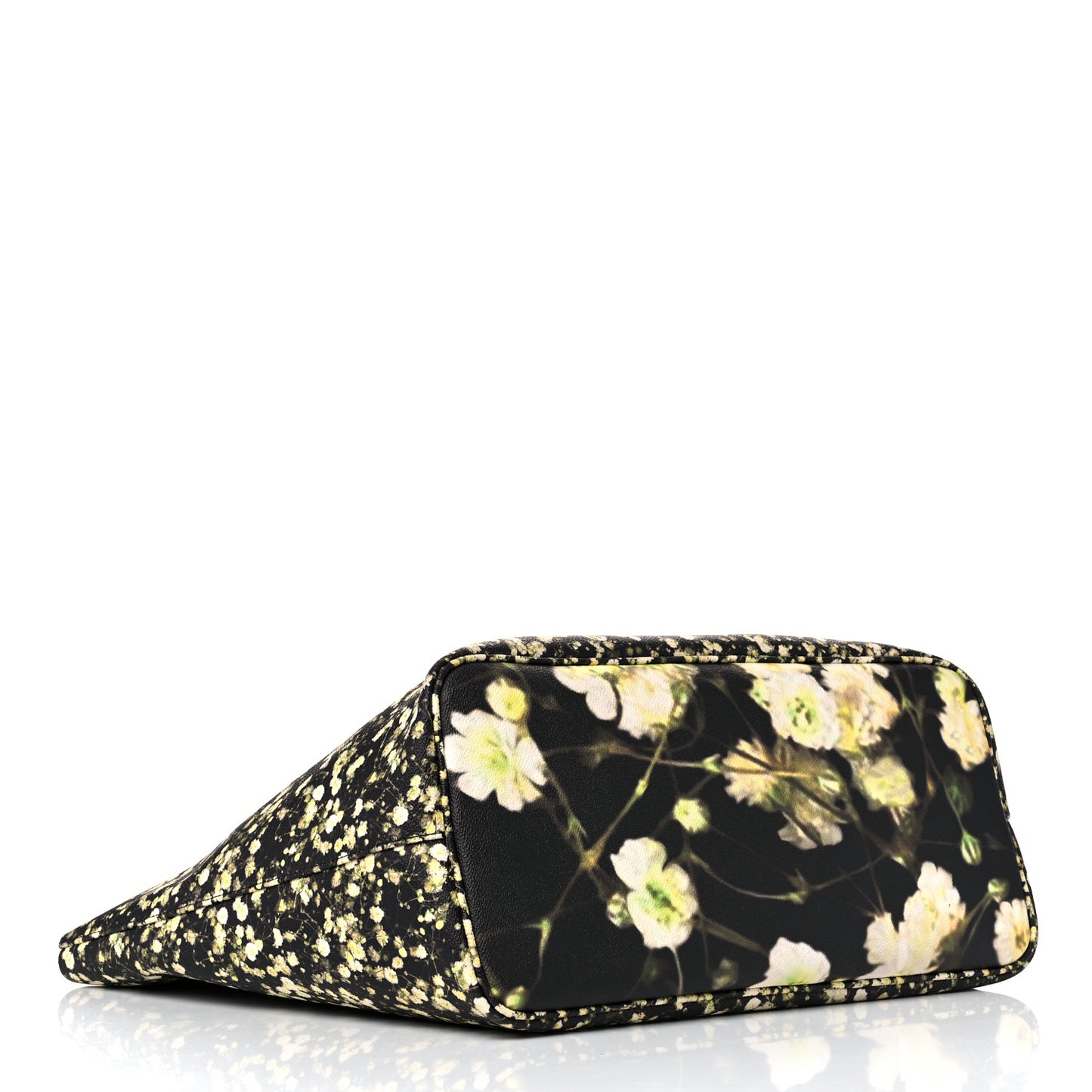 Textured Coated Canvas Baby's Breath Print Large Antigona Tote