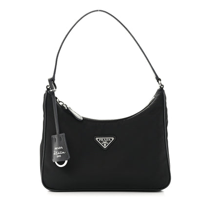 Prada Tessuto Nylon Saffiano Mini Re-Edition 2005 Bag Black 1 of 11