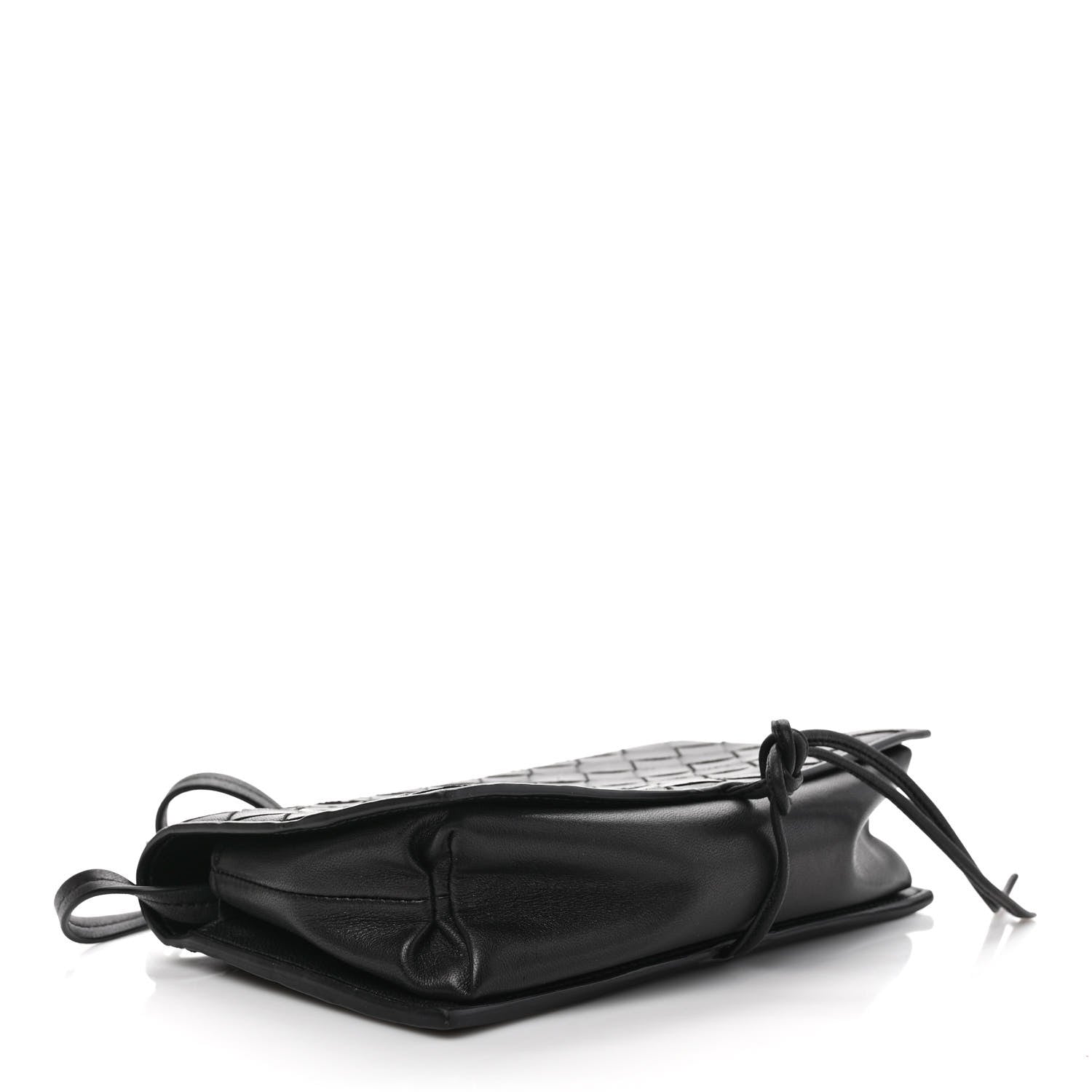 Bottega Veneta Nappa Intrecciato Knot Flap Crossbody Black 4 of 8