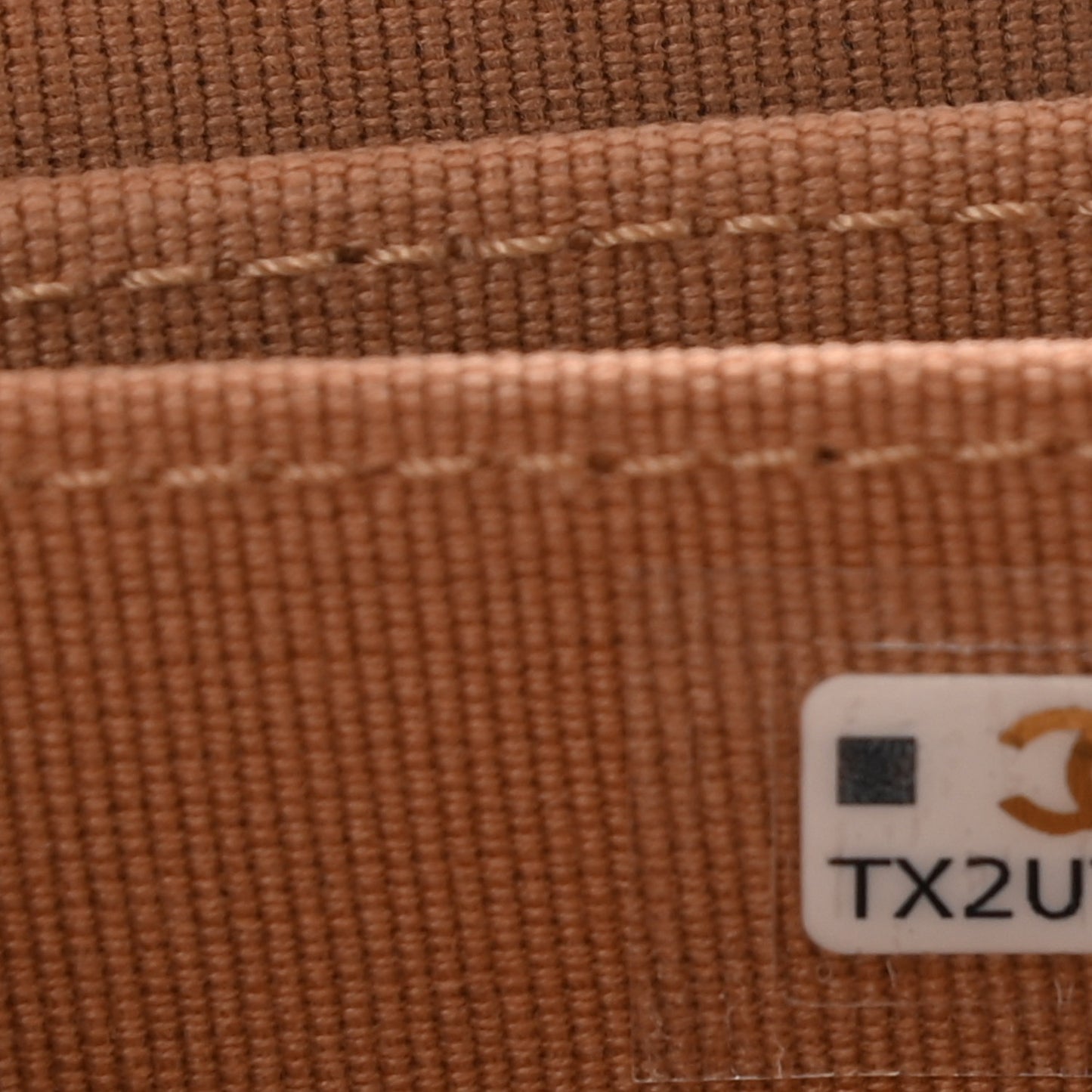 Caviar Quilted Zip Around Coin Purse Light Brown