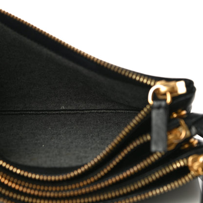 Celine Lambskin Small Trio Crossbody Bag Black 7 of 14