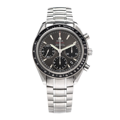 Omega Stainless Steel 40mm Speedmaster Date Chronograph Automatic Watch Grey 323.30.40.40.06.001 1 of 7