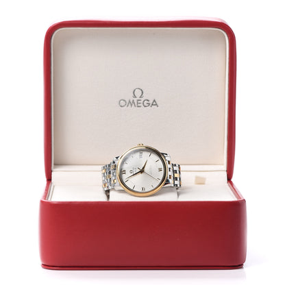 Omega Stainless Steel 18K Yellow Gold 37mm De Ville Co-Axial Automatic Watch 424.20.37.20.02.001 6 of 6