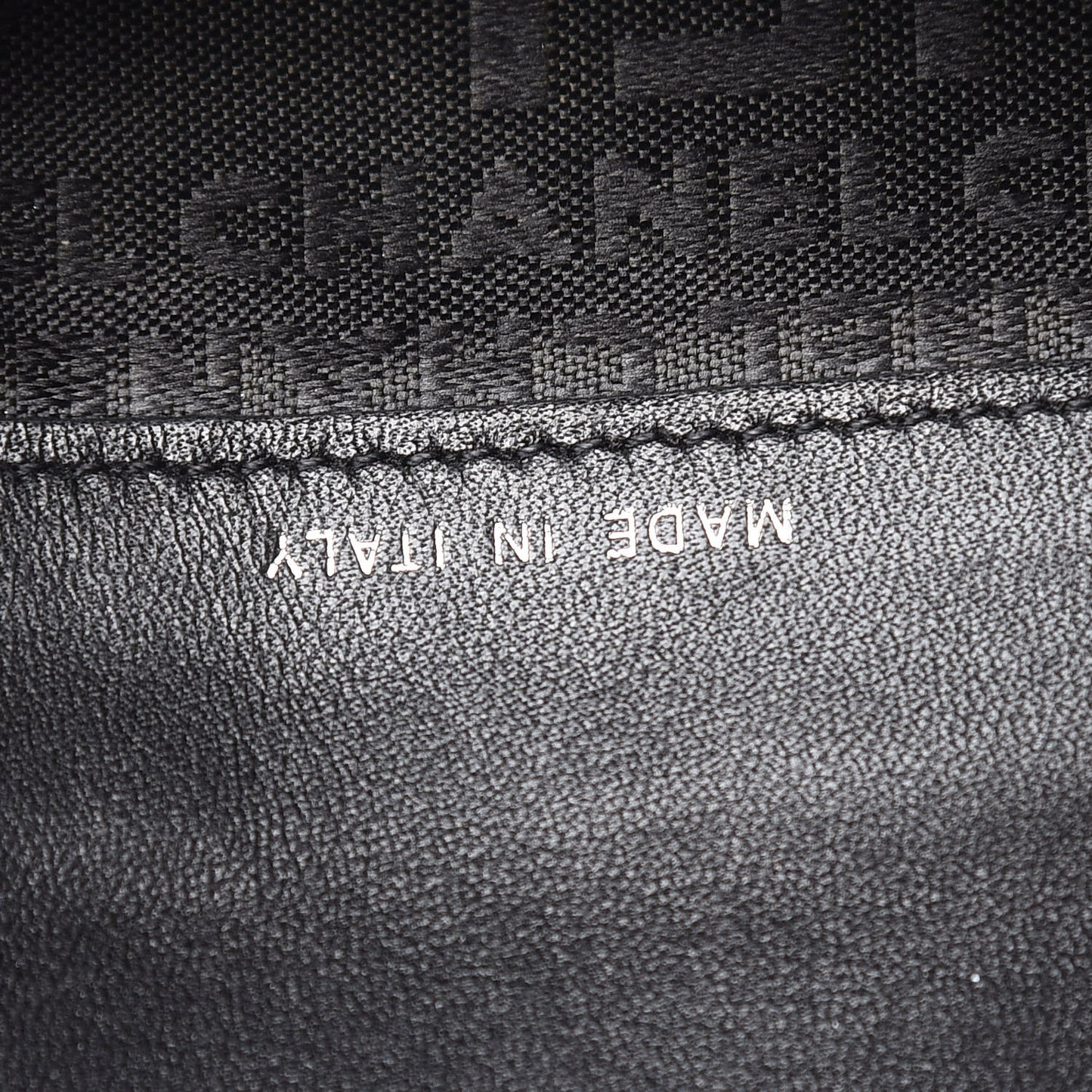 Lambskin Embossed Logo Yen Wallet Black