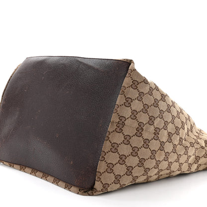 Gucci GG Monogram Large Web Handle Bucket Tote 10 of 17