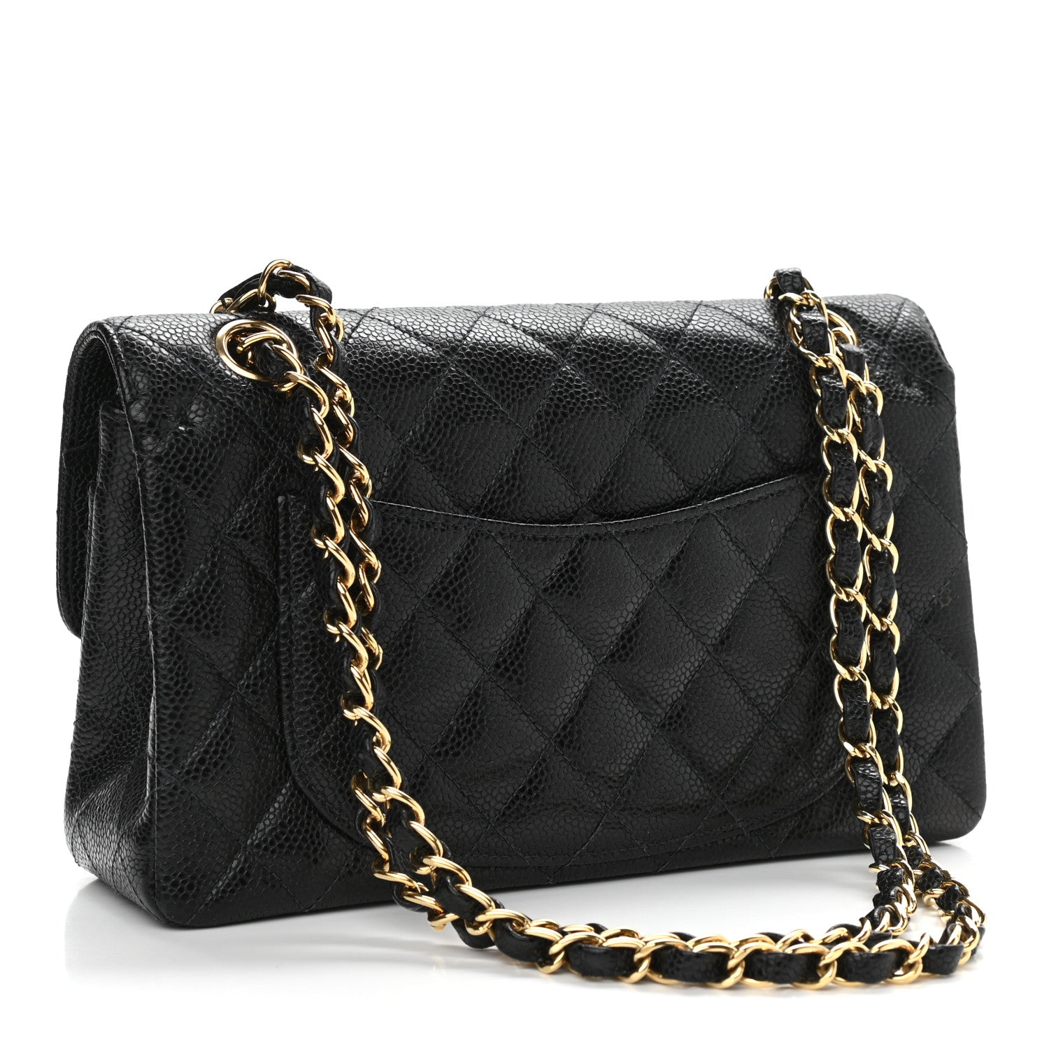 Chanel Caviar Quilted Small Double Flap Black 3 of 14