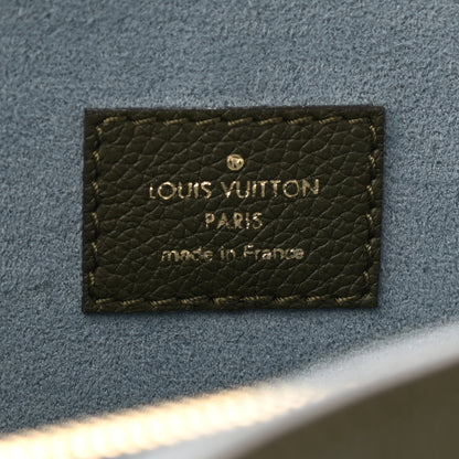 Louis Vuitton Grained Calfskin Lockme Shopper Kaki 6 of 10