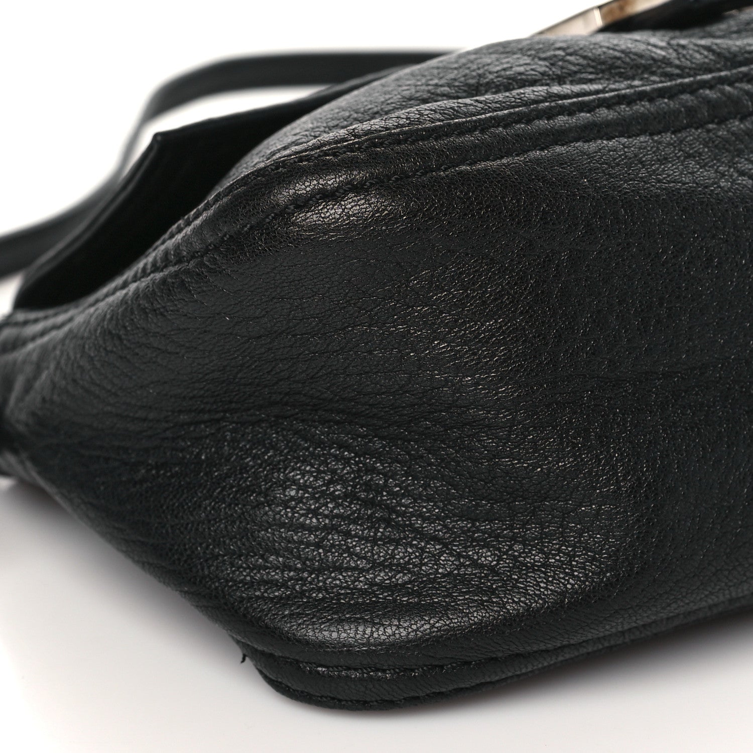 Fendi Nappa Elefante Mini Mama Baguette Black 8 of 9