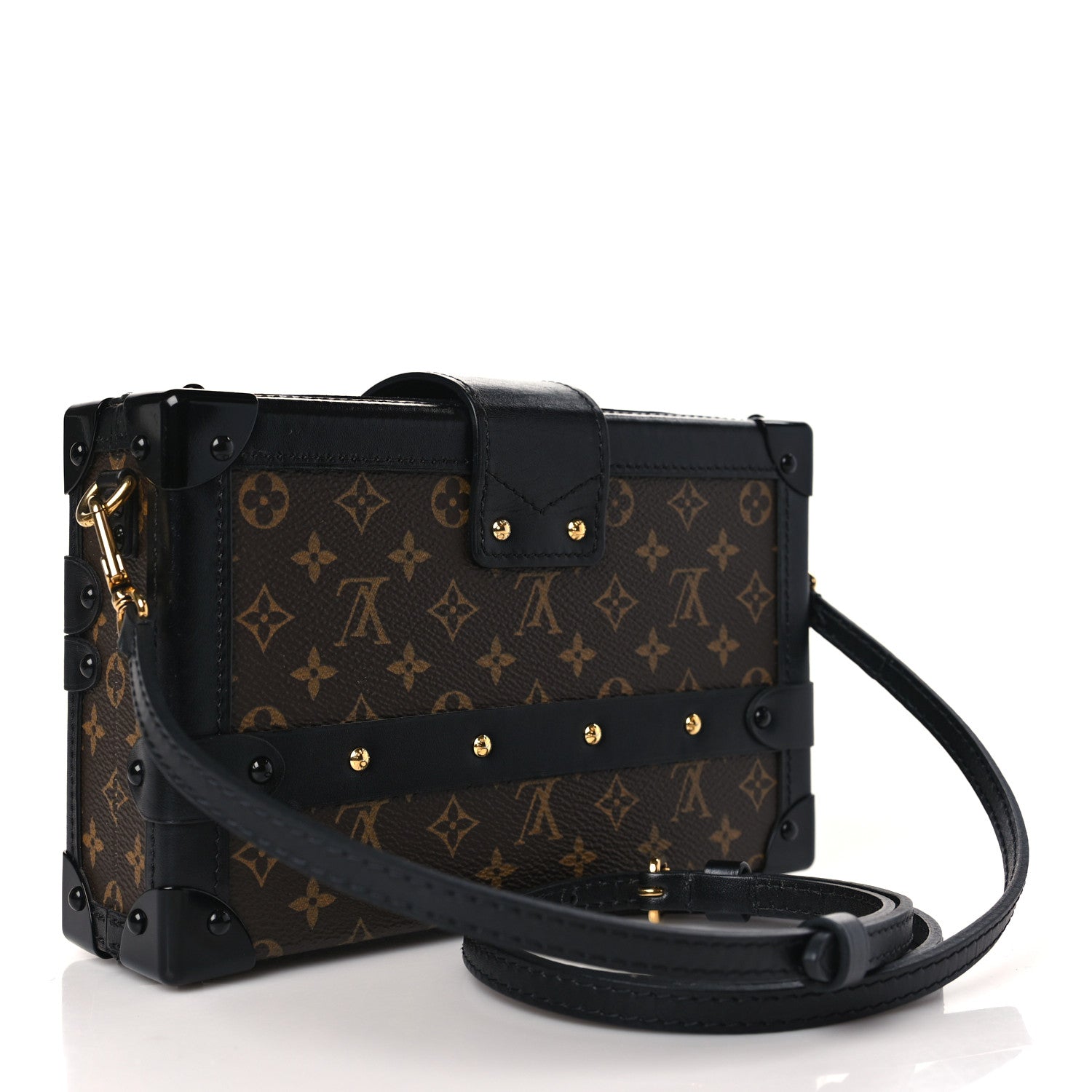 Louis Vuitton Monogram Petite Malle Black 3 of 8