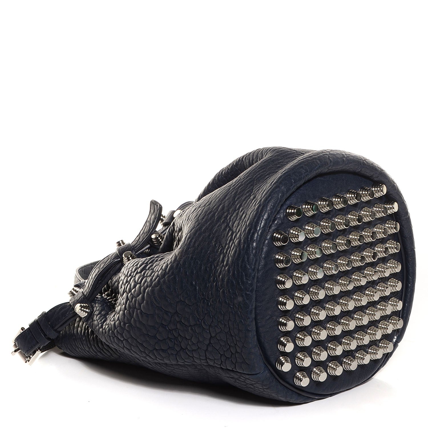 Alexander Wang Pebbled Lambskin Diego Bucket Bag Neptune 4 of 7
