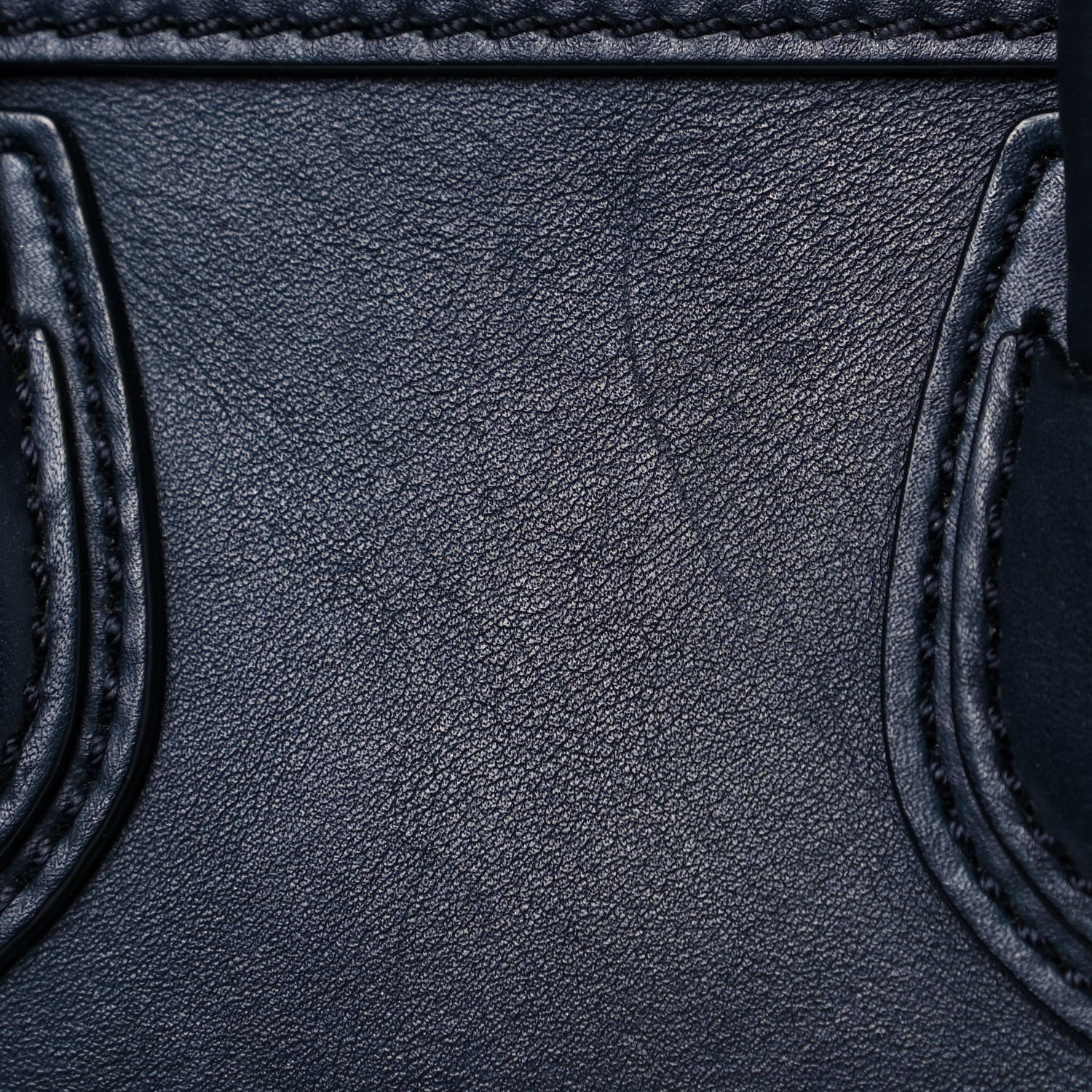 Celine Smooth Calfskin Nano Luggage Midnight 12 of 12