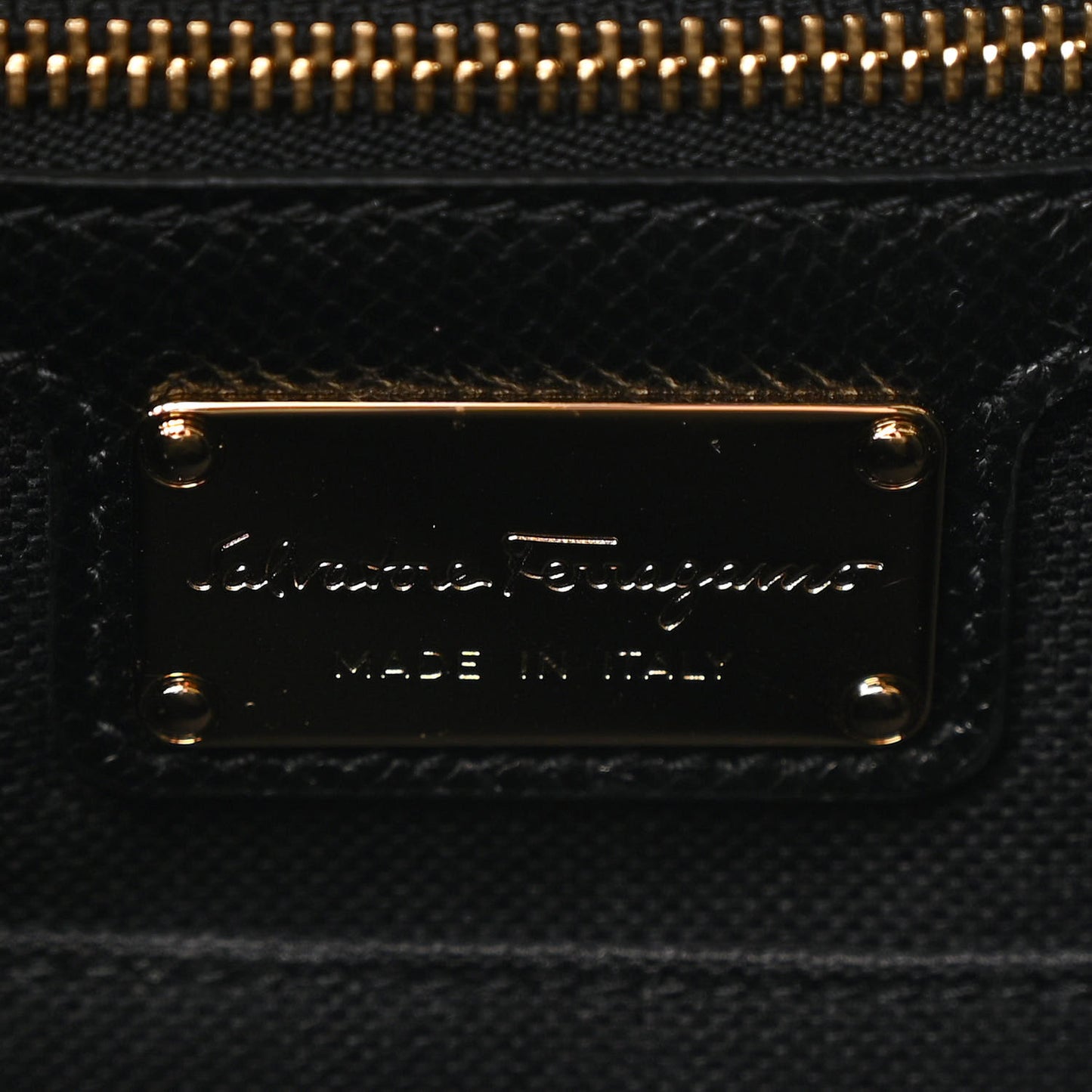 Pebbled Calfskin Carrie O Shoulder Bag Black