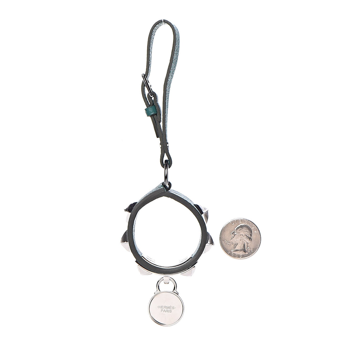 Epsom Collier de Chien Cadenas Key Holder Malachite