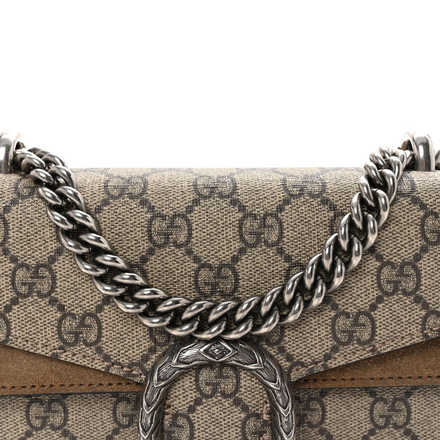 GG Supreme Monogram Mini Dionysus Shoulder Bag Taupe