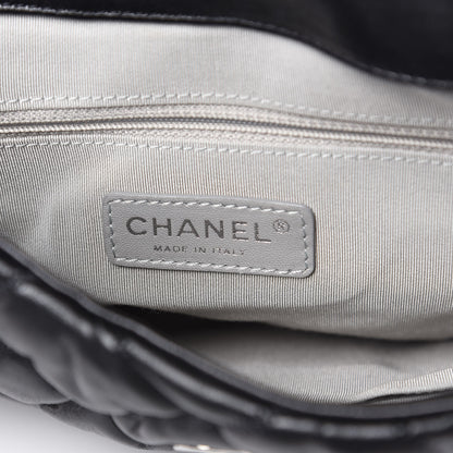 Chanel Lambskin Bubble Quilt Flap Bag Black 6 of 10
