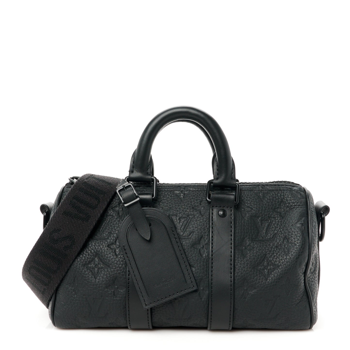 Monogram Taurillon Keepall Bandouliere 25 Black