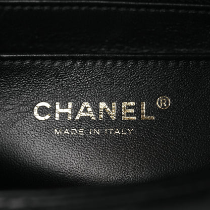 Chanel Lambskin Quilted Mini Crystal Top Handle Rectangular Flap Black 6 of 13
