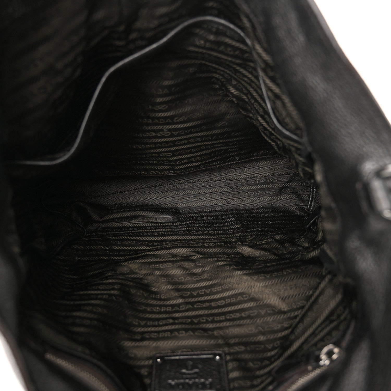 Prada Vitello Daino Shopping Tote Piombo Mordore 5 of 12