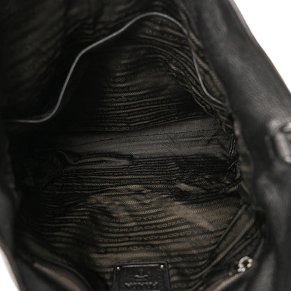 Prada Vitello Daino Shopping Tote Piombo Mordore 5 of 12
