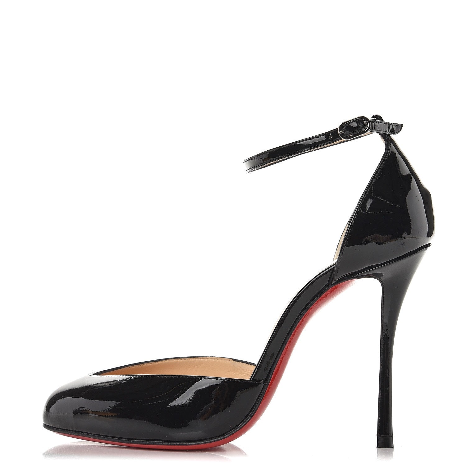 Christian Louboutin Patent Dollyla 100 Pumps 36 Black 1 of 8