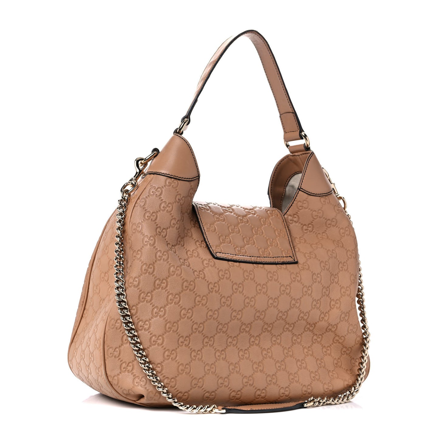 Soft Guccissima Medium Emily Hobo Camelia